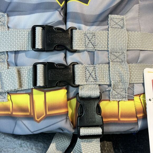 Swimways DC Batman Child Life Jacket Swimming Vest 33-55 lbs - Picture 3 of 10